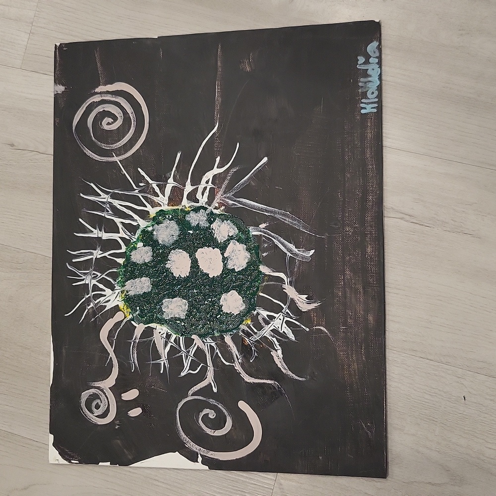 Canvas hand paint
